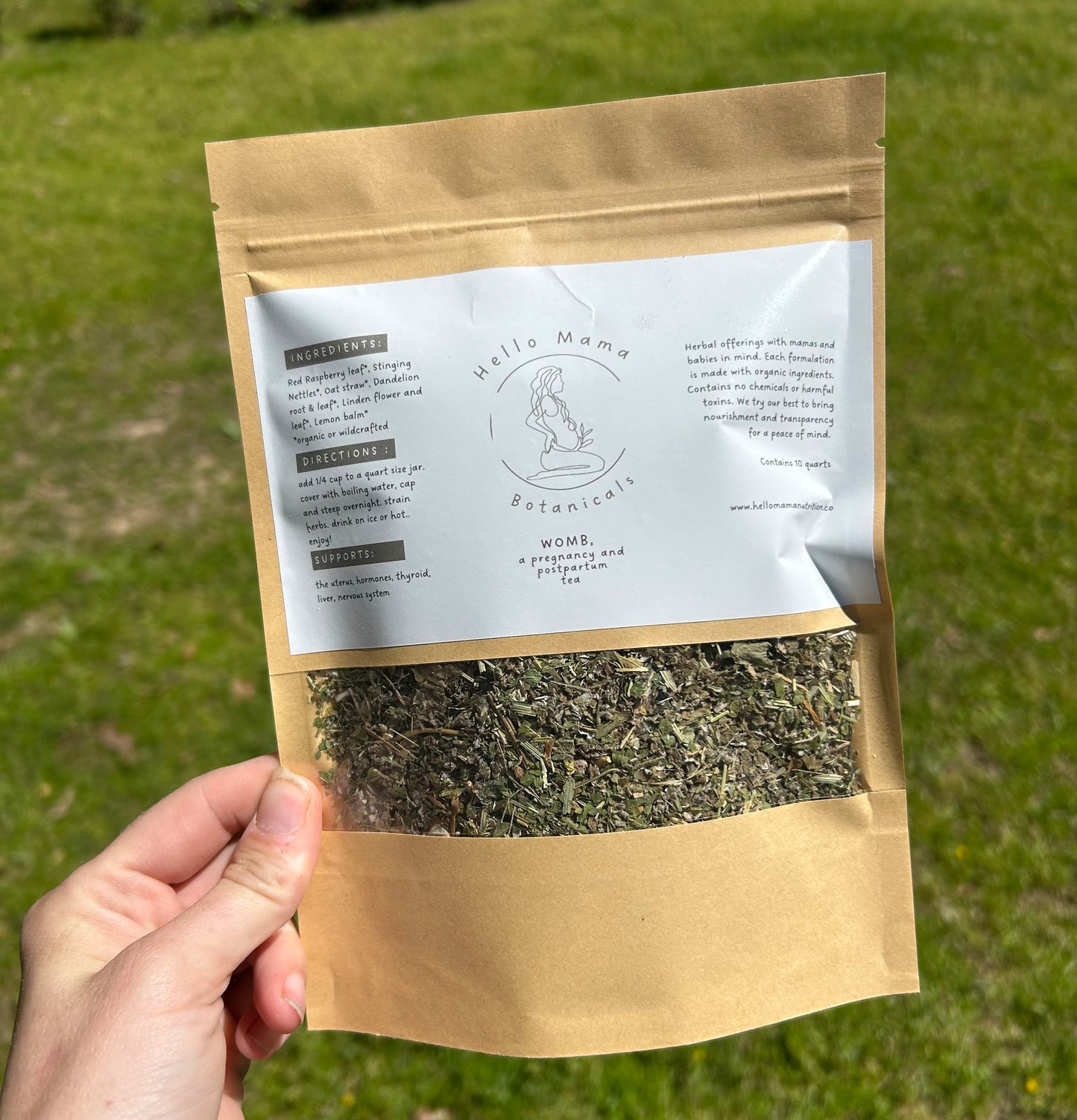 WOMB, a pregnancy and postpartum tea (aka NORA TEA)