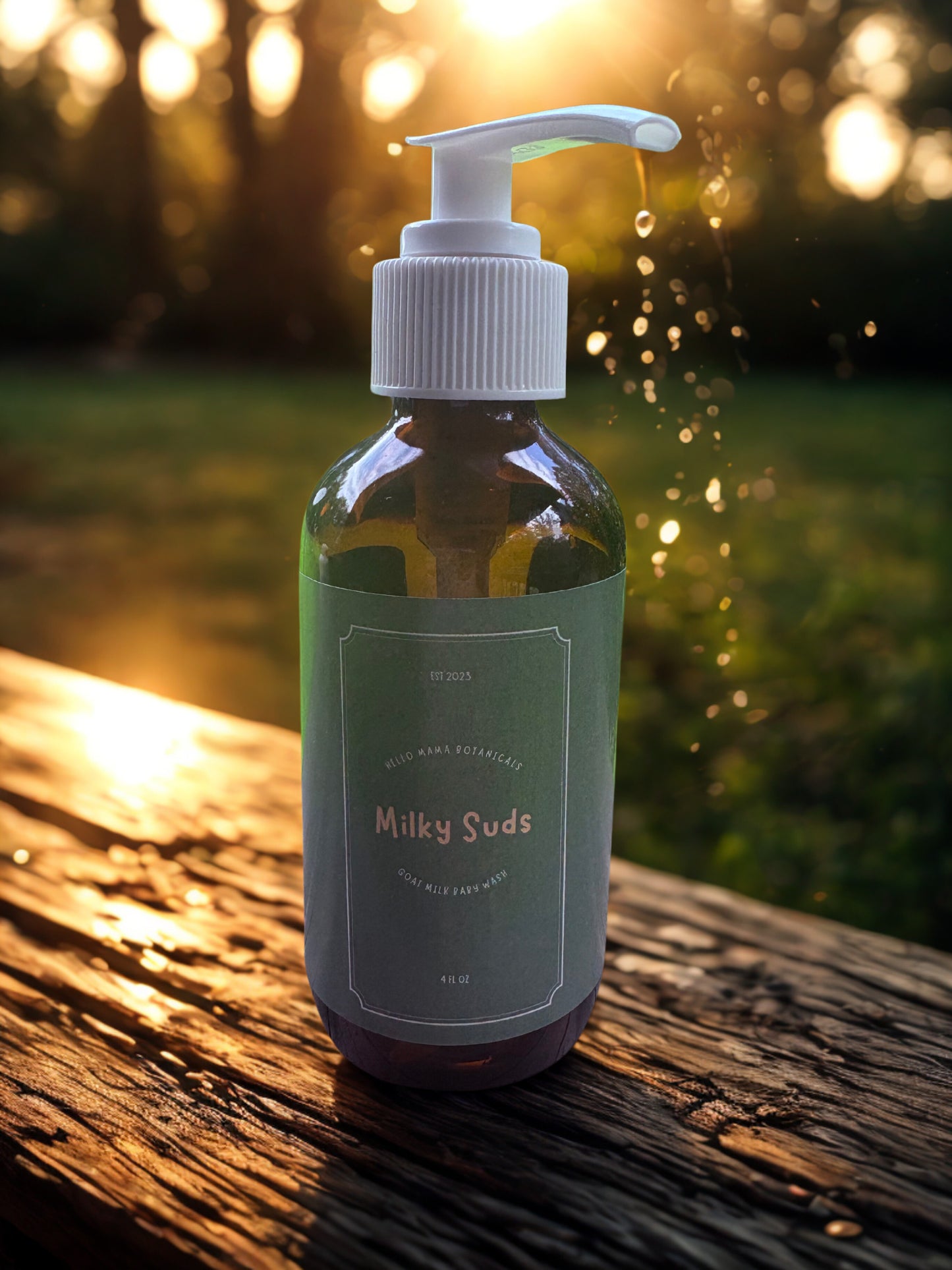 MILKY SUDS, a shampoo and body wash for littles