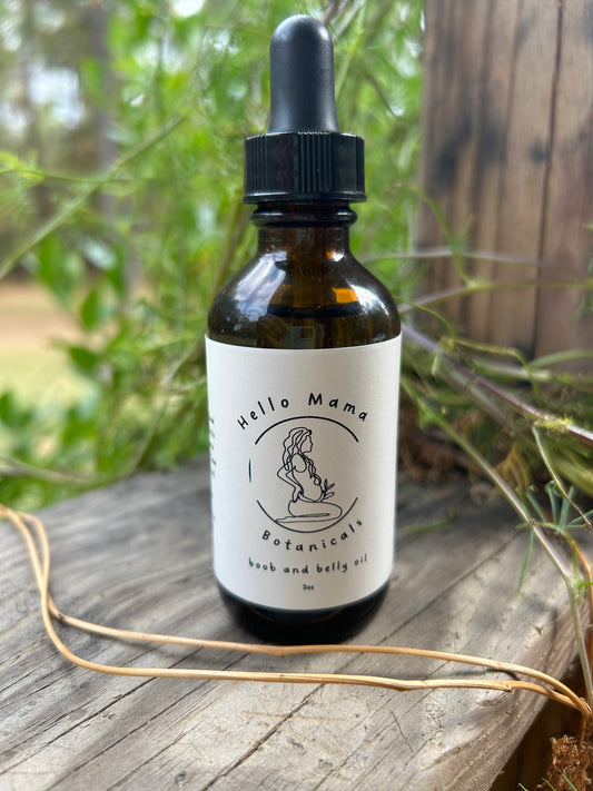 BLOOMING, a boob and belly oil
